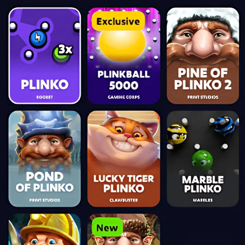 Instruction Locate the Plinko Game
