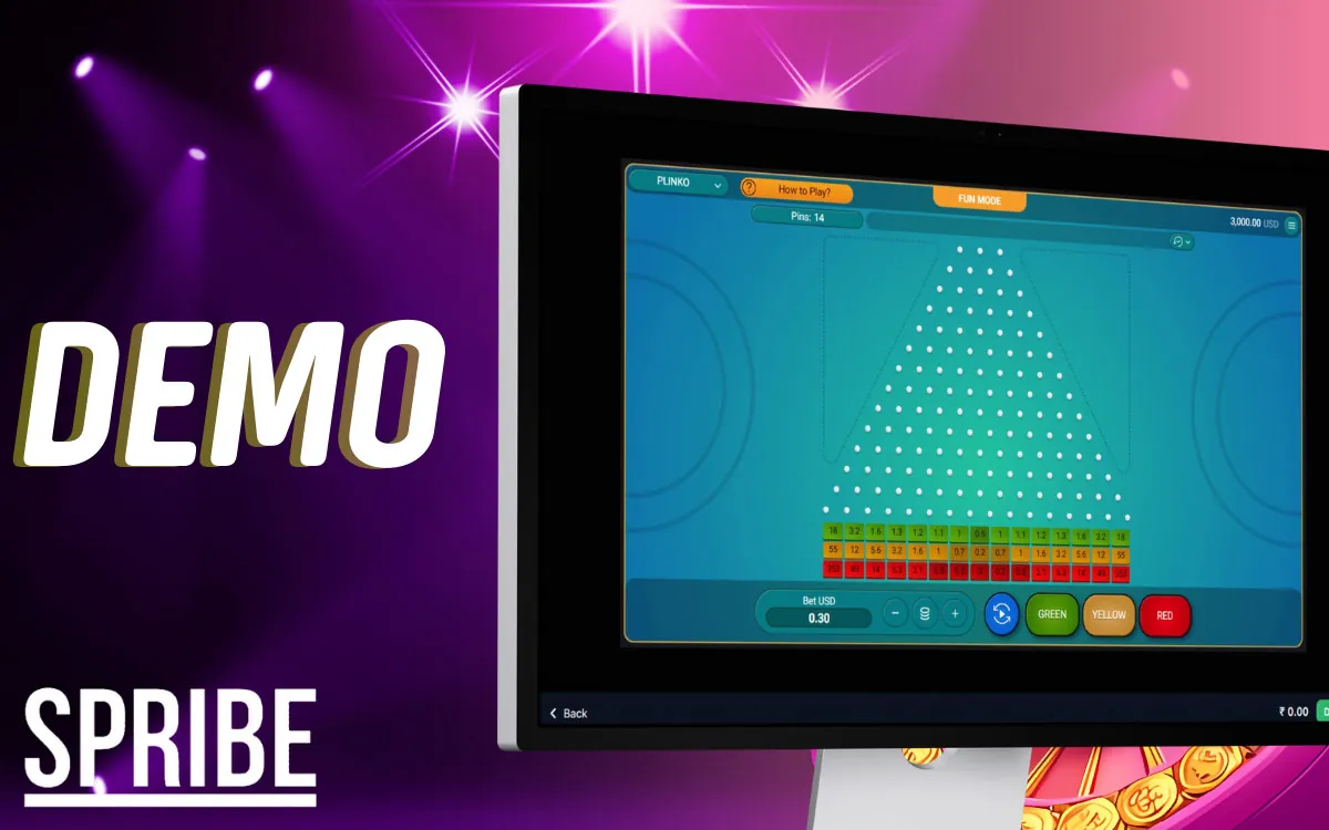 Demo for Free Play Plinko Spribe
