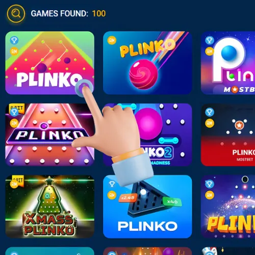 Instruction Select your preferred Plinko variation
