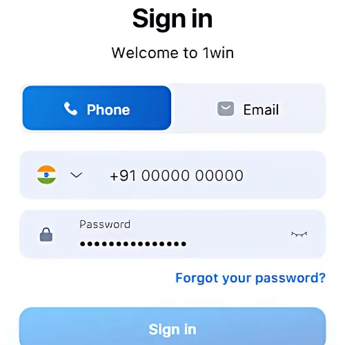 Instruction Account login