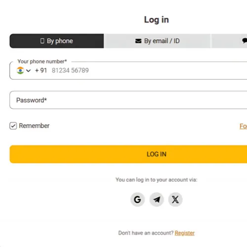 Instruction Log In to Your Account
