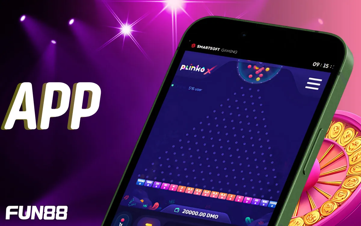 App Fun88 Playing Plinko On-the-Go