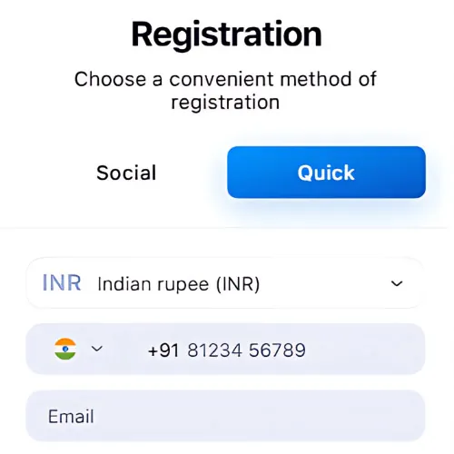 Instruction Account Registration