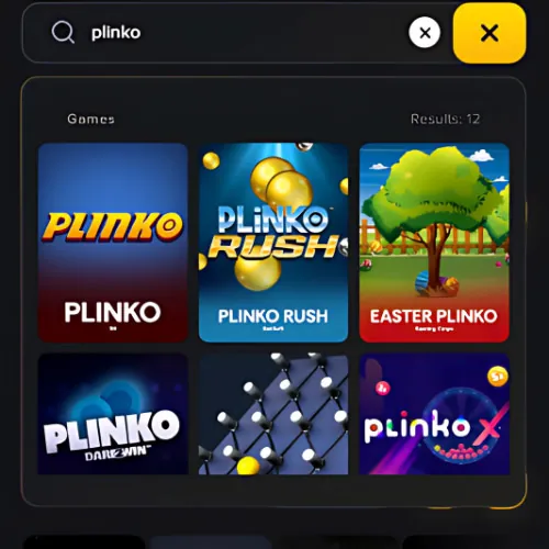 Instruction Find the Plinko game
