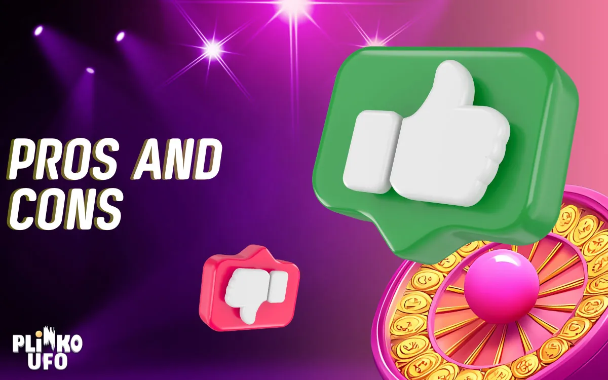 Pros and Cons Plinko UFO by Funky