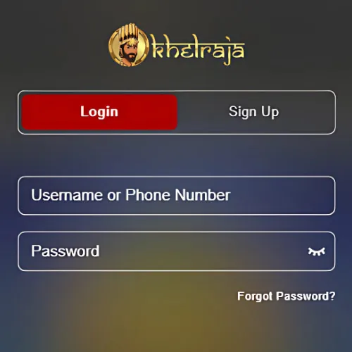Instruction Khelraja log-in