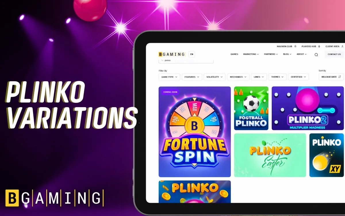 BGaming Learn more about Plinko variations