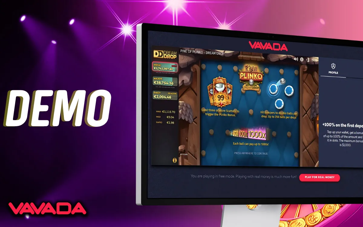 Vavada Playing Plinko in Free Demo Mode