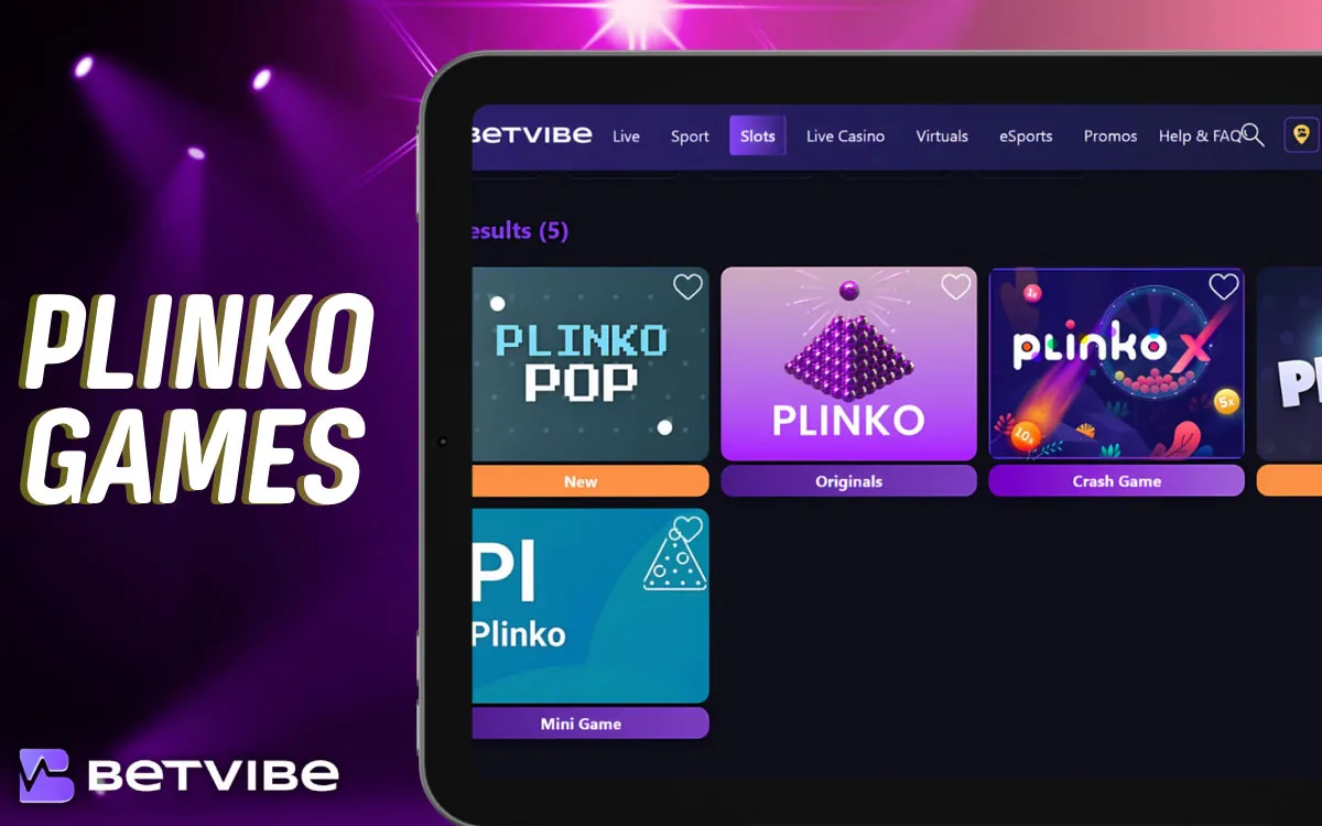 BETVIBE Plinko Games