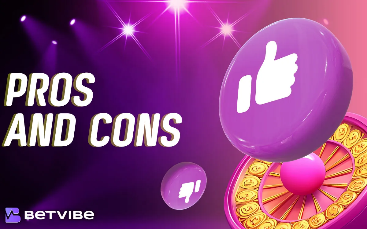 BETVIBE Pros and Cons of Playing Plinko