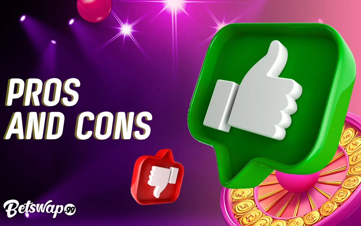 On the Betswap website, you will learn about the pros and cons of playing Plinko