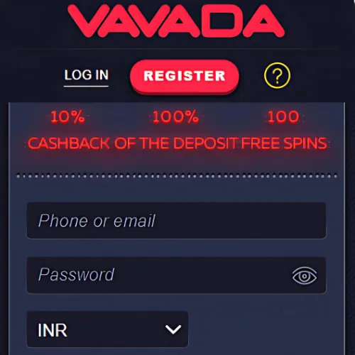 Instruction Register on the Vavada Website