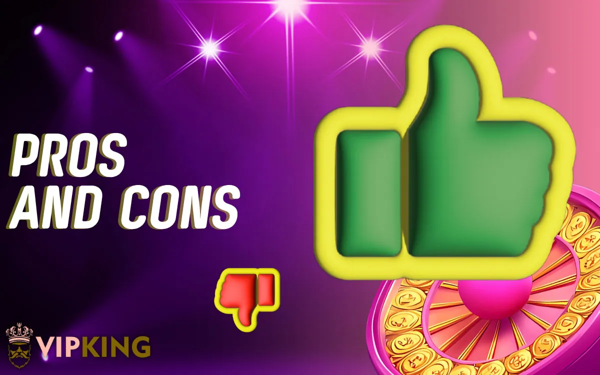 VipKing Pros and Cons of Playing Plinko