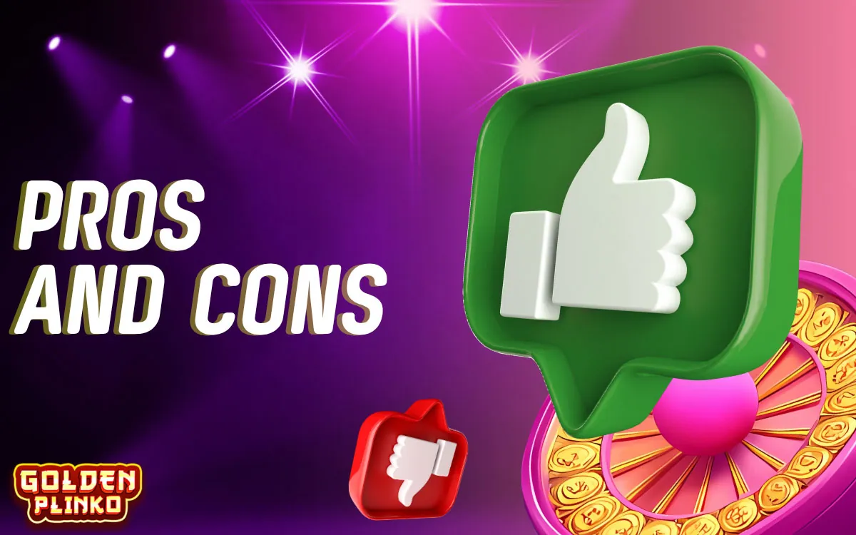 Pros and Cons Golden Plinko