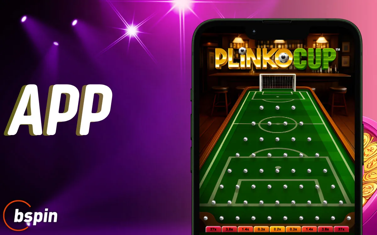 App Playing Plinko on the Bspin